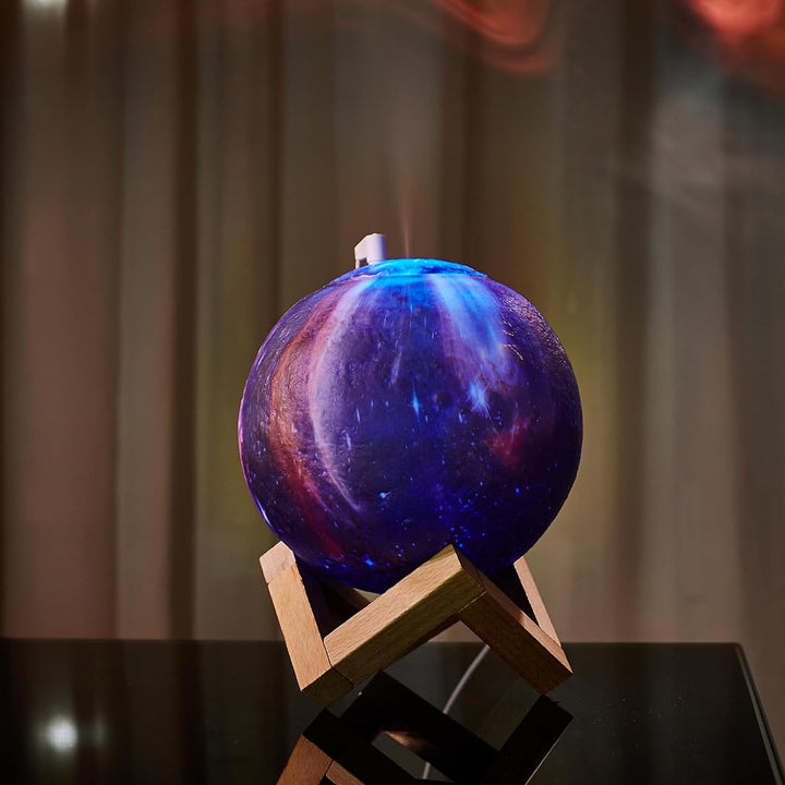 3D 2 in 1 LED Printed Moon Lamp & Aroma Diffuser (1 Pc) - TezCart
