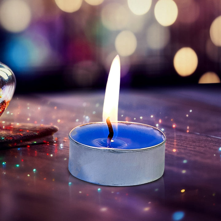 Tealight Diwali Candles for Home Decoration Smokeless Candles for Decorations Long Burning for Mood Dinners Parities Home Decoration Wedding Candle (1 Pc / Mix Color) Your Brand