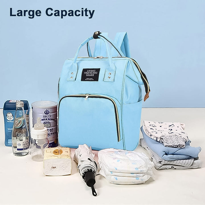 Multifunction Diaper Bag for Baby Care Travel Backpack Large Capacity (1 Pc) your brand