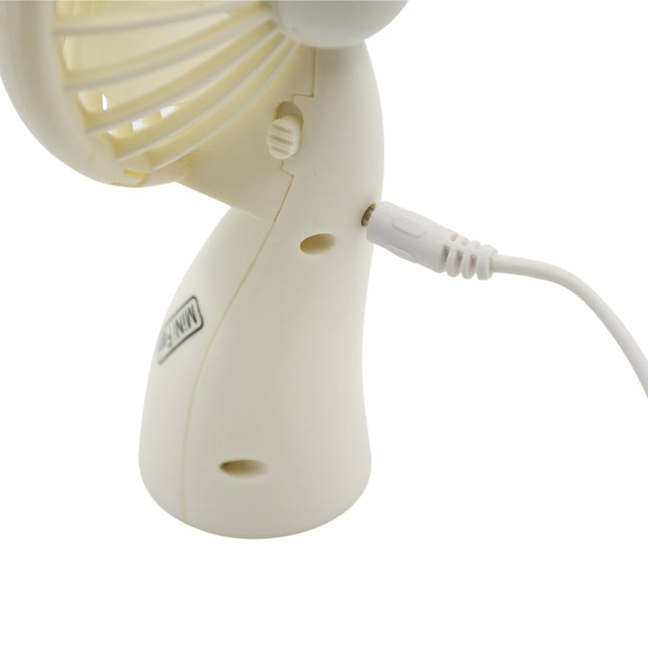 Mini Handheld Fan, Portable Rechargeable Mini Fan, Portable Easy to Carry, for Home, Office, Travel and Outdoor Use (1 Pc) Your Brand