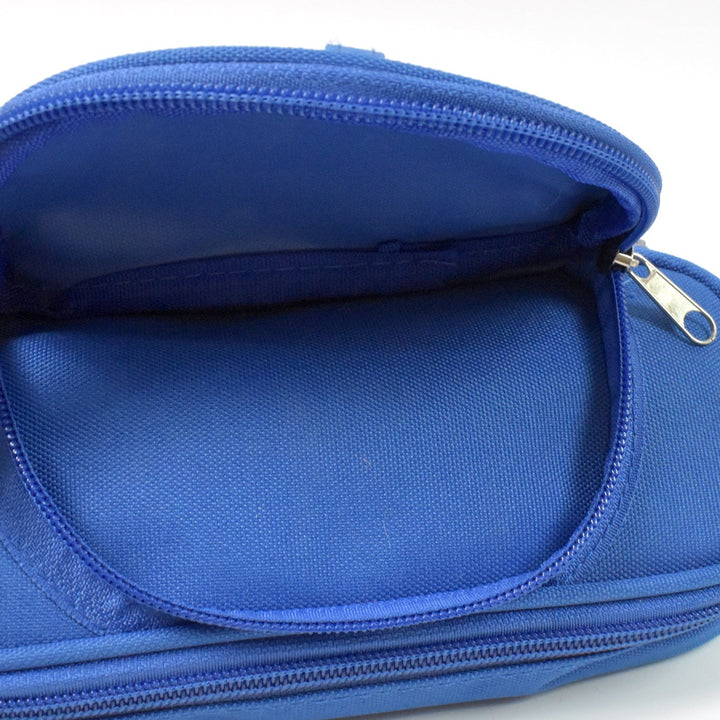 Pencil Pouch With Zipper, Students Pencil Case Large Capacity, Makeup Pouch, Stationery Bag (1 Pc / 2 Compartment) - TezCart
