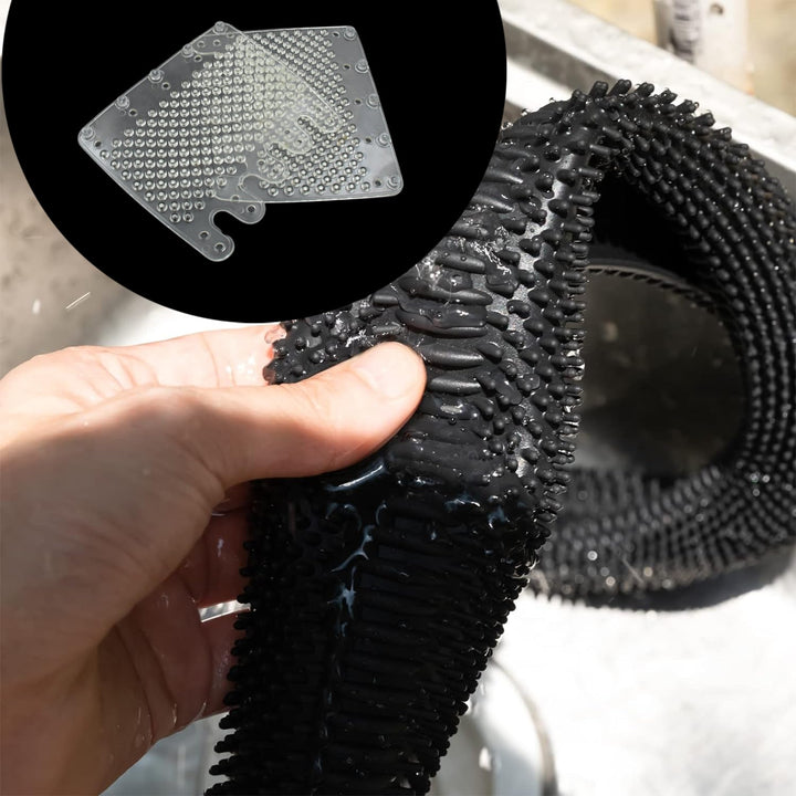 Silicon Car Massage Steering Cover High Quality Suitable For All Car (2 Pc Set) Your Brand
