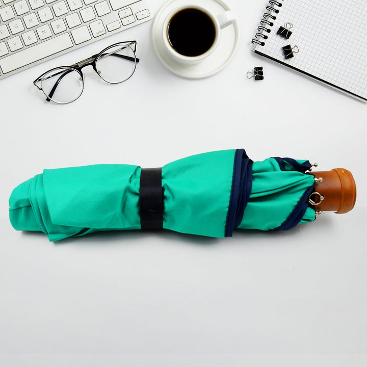 3-Fold Sun & Rain Protective Foldable Umbrella (1 Pc) Your Brand