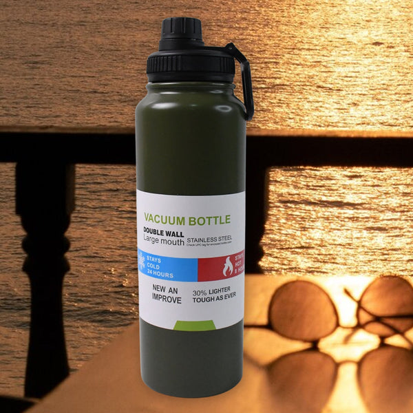 Stainless Steel Double Wall Vacuum-Insulated Drink Water Bottle (1000 ML / Mix Color) your brand