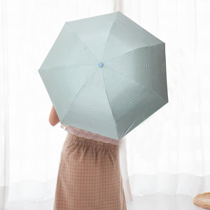 3 Fold Manual Open Umbrella | Windproof, Sunproof & Rainproof with Sturdy Steel Shaft | Easy to Hold & Carry | Umbrella for Women, Men & Kids (1 Pc) Your Brand