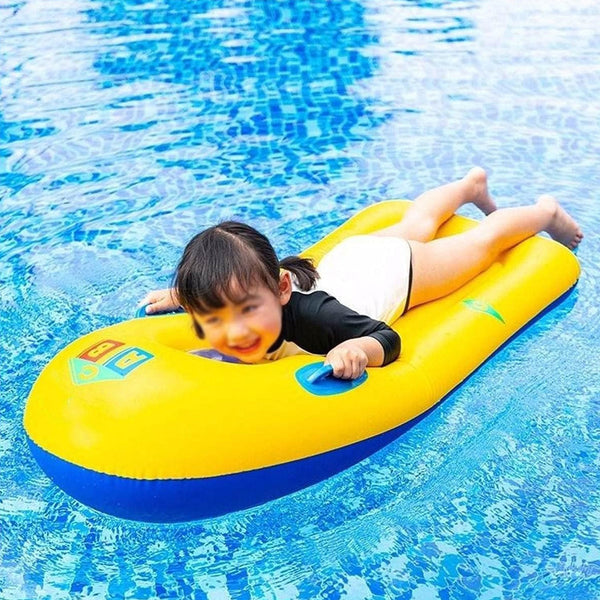 Inflatable Surfboard for Kids, Inflatable Bodyboard for Children with Handles, Portable Surfboard for Children, Outdoor Pool, Beach Floating Mat Pad Water Fun Your Brand
