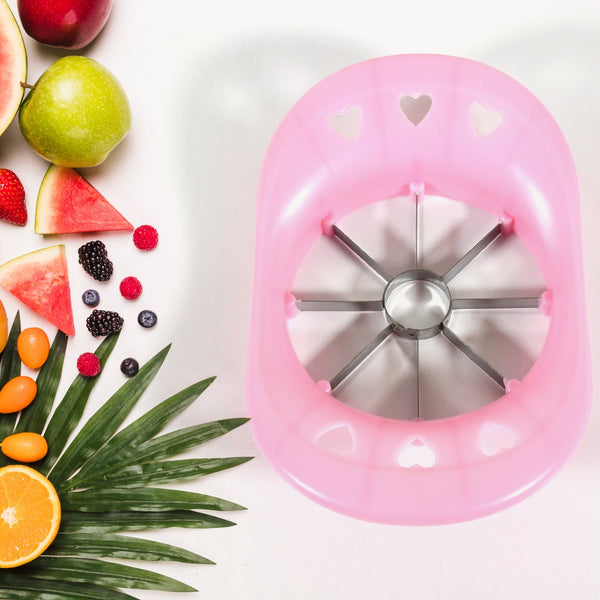 Multi Purpose Fruit Slicer Apple Cutter Regular With 8 Stainless Steel Blades Apple Slicer (1 Pc) Your Brand
