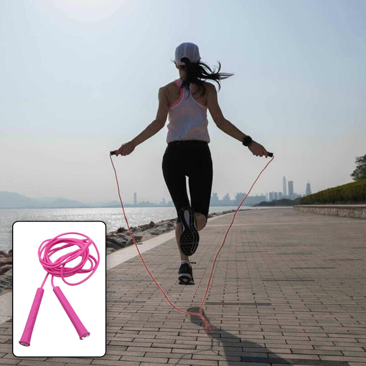 3m Plastic Adjustable Jump Rope: High-Speed Skipping, Crossfit, Fitness Your Brand