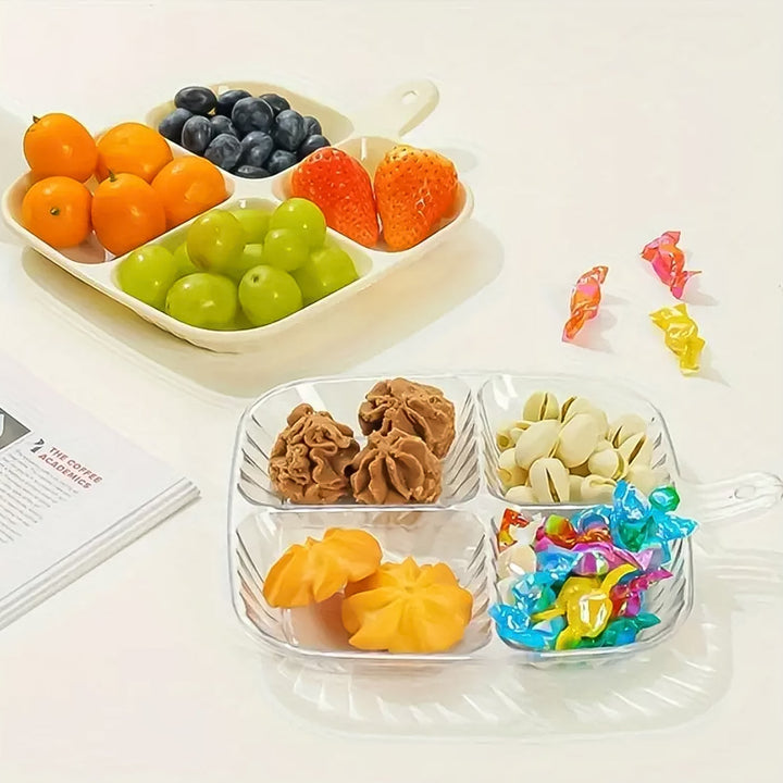Plastic Kitchen Trays for Serving (4 Compartment / 1 Pc) your brand