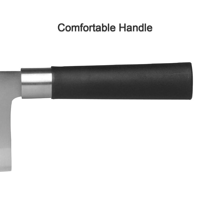 Stainless Steel Chef Damascus Cleaver Vegetable Knife with Plastic Handle & Cover, Multipurpose Use for Kitchen or Restaurant (12 Inch) Your Brand