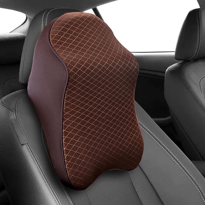 Car Neck Pillow Car Neck Headrest Pillow Memory Foam Car Accessories Cushion Car Seat Head Support Neck Protector Car Seat Neck Pillow, for Driving (1 Pc / Mix Color) Your Brand