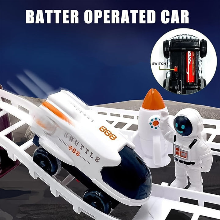 Outer Space Race Track Set for Kids Toys (1 Set) Your Brand