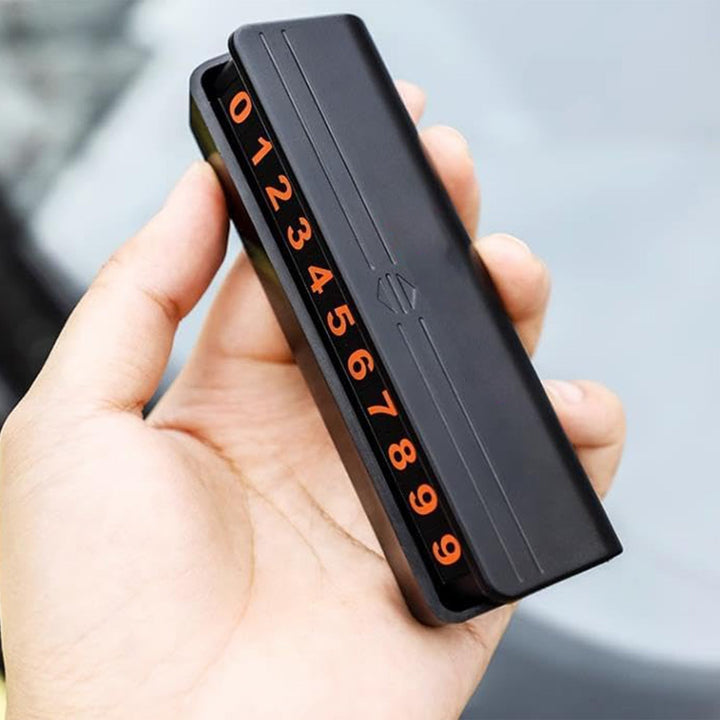 Temporary Car Parking Mobile Number Display with Magnetic Numbers Stickers,Car Parking Magnetic Mobile/Telephone Number Plate (1Pc)   Your Brand