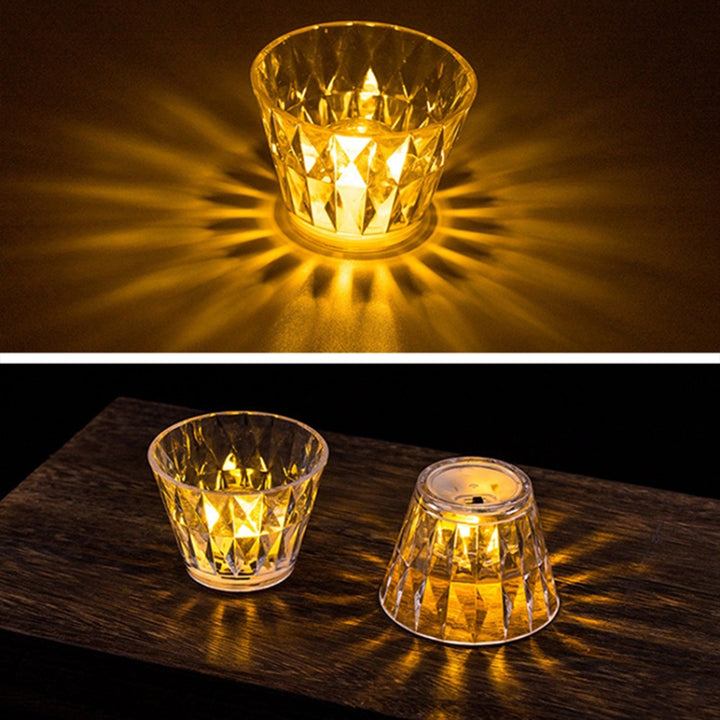 Cup Shape Crystal Table Lamp (1 Pc) - TezCart