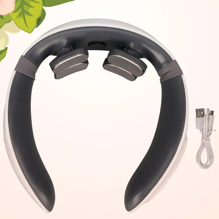 4 Heads Smart Electric Neck and Back Pulse Massager (1 Pc) - TezCart