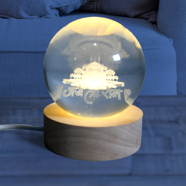 3D Crystal Ball lamps for Bedroom 3D Lamps for Home Decoration 3D Crystal Ball Night Light Gifts for Women Gifts for Men Room Decor Items for Bedroom for Friend and Family (1 Pc) Your Brand