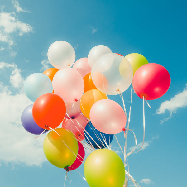 Balloons Kinds of Latex Balloons for Birthday / Anniversary / Valentine's / Wedding / Engagement Party Decoration Birthday Decoration Items for Kids Multicolor (24 Pcs Set) Your Brand