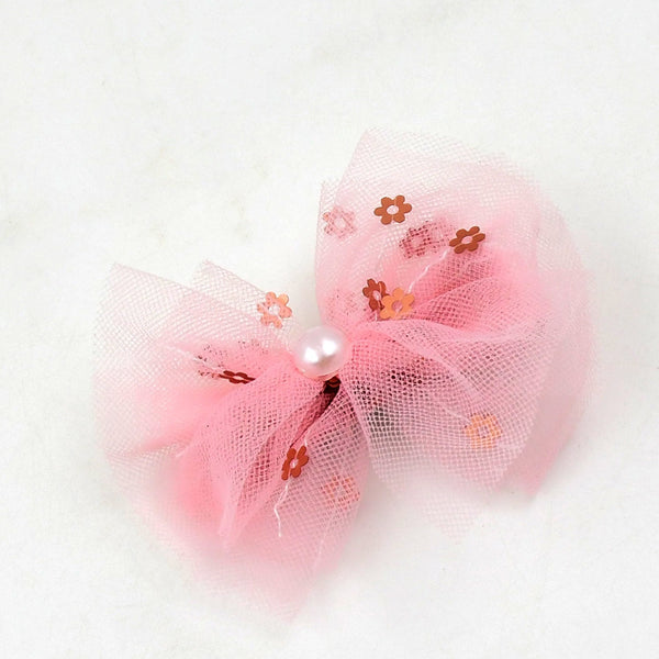 Hair Bow Knot Clip Suitable For Girls (1 Pc) Your Brand
