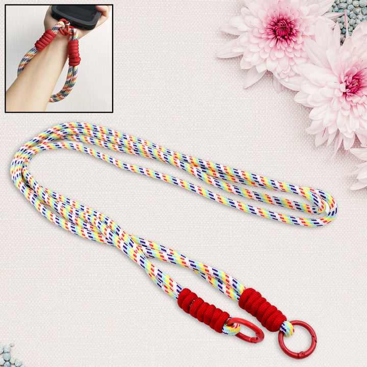 Universal lanyard for phone, Cross-body Cell Phone Lanyard  With All Smartphones (1 pc / 52 Inch / Multicolor) - TezCart