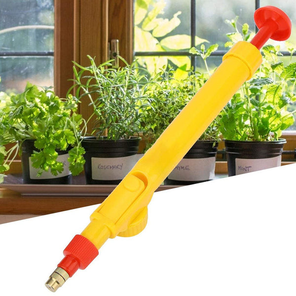 Water Bottle Spray Gun Nozzle Manual Adjustable Water Pump Garden & Washing Hand Held Sprayer, Watering Can Sprayer Pressure Nozzle Irrigation Tool and Pump for Efficient Care - Boost Your Gardening Experience (1 Pc) Your Brand