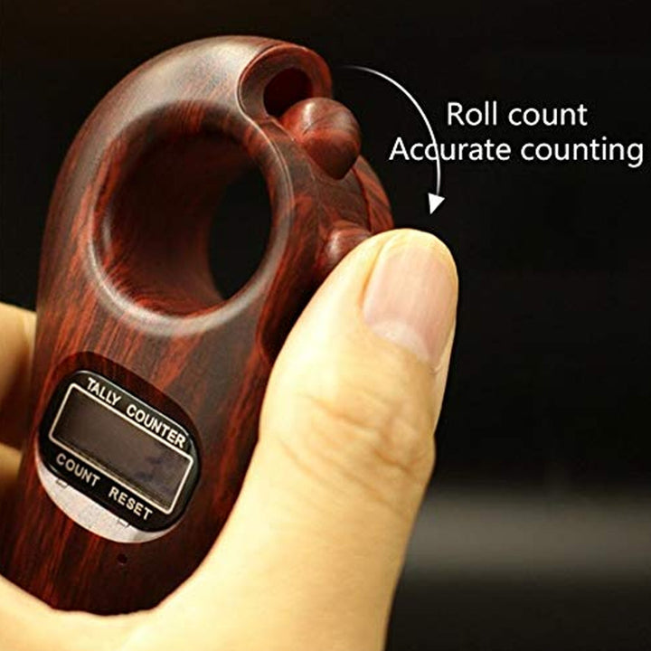 Digital Tasbih/Tasbeeh Digital Tally Counter, Wooden Religious Tally Counter Digital Beads (for Zikr/Naam Jaap) Your Brand