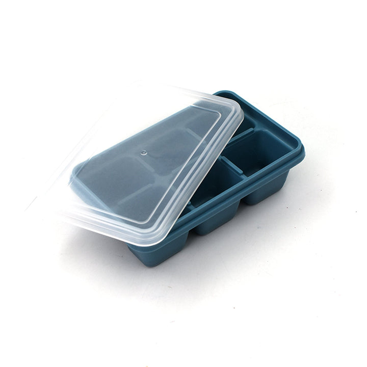 6 Grid Silicone Ice Tray used in all kinds of places like household kitchens for making ice from water and various things and all. Your Brand