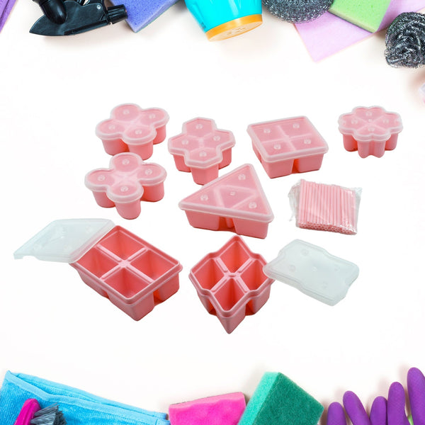 Multi Design Ice Mold Set Multi Shaped Ice Mold Bpa Free Mold Ice Pop Mold, Ice Maker Fun for Kids and Adults (8 Pcs Set) Your Brand