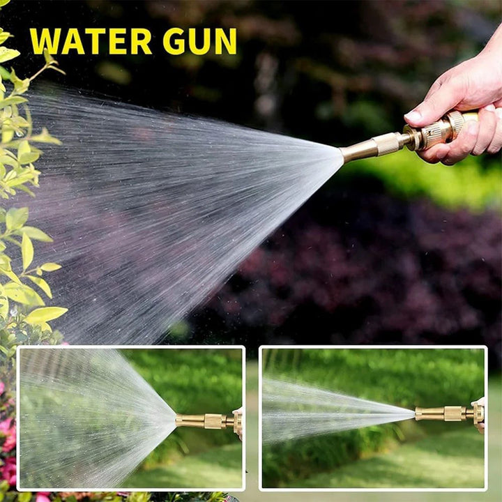 water spray nozzle for water pipe booster nozzle for car wash nozzle with high pressure water adjustable brass nozzle water spray gun for gardening watering tools - TezCart