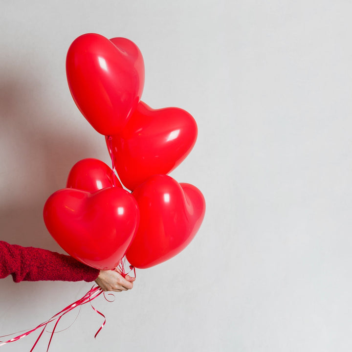 Heart shaped balloons Kinds of Rainbow Party Latex Balloons for Birthday / Anniversary / Valentine's / Wedding / Engagement Party Decoration One Color (20 Pcs Set) Your Brand