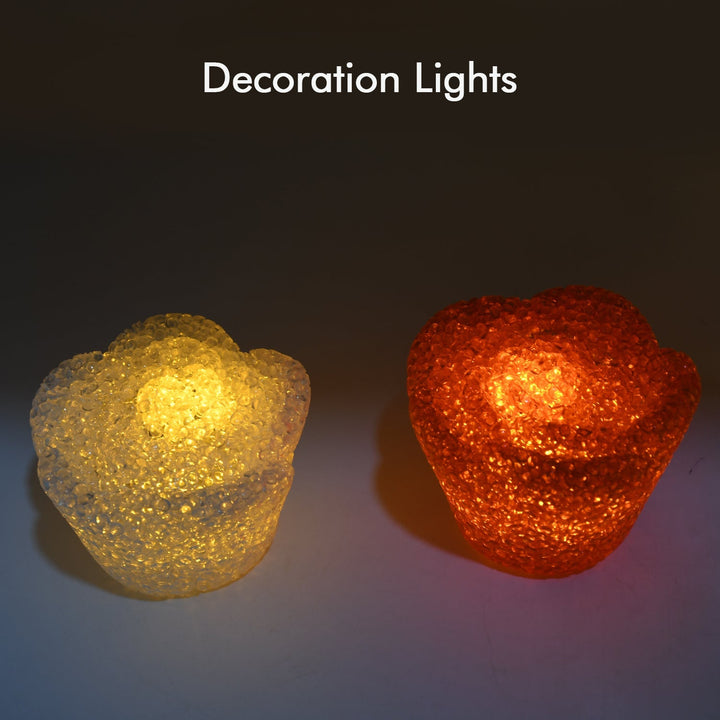 MULTI SHAPE SMALL LIGHT LAMPS LED SHAPE CRYSTAL NIGHT LIGHT LAMP (6 PC SET) Your Brand