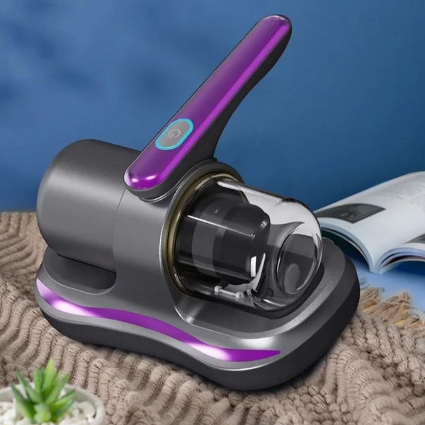 Powerful Suction Portable Handheld Vacuum Cleaner - Low Noise Vacuum Cleaner for Bed - Cordless Vacuum Cleaner for Car Seat Crevices Pillows, Mattresses, Sofas Wireless Anti Dust and Mite Cleaner Your Brand