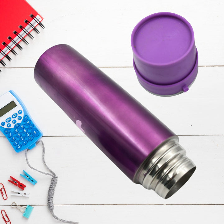 Stainless Steel Water Bottle Leak Proof, Rust Proof, Hot & Cold Drinks, Gym Sipper BPA Free Food Grade Quality, Steel fridge Bottle For office / Gym / School (500 ML Approx) Your Brand