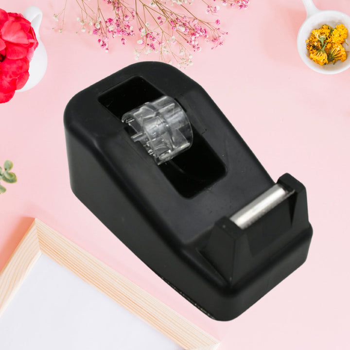 Plastic Tape Dispenser Cutter for Home Office use, Tape Dispenser for Stationary, Tape Cutter Packaging Tape (1 pc / 237 Gm) Your Brand
