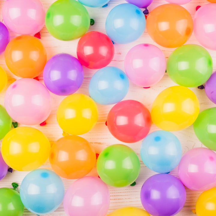 Balloons Kinds of Latex Balloons for Birthday / Anniversary / Valentine's / Wedding / Engagement Party Decoration Birthday Decoration Items for Kids Multicolor (24 Pcs Set) Your Brand