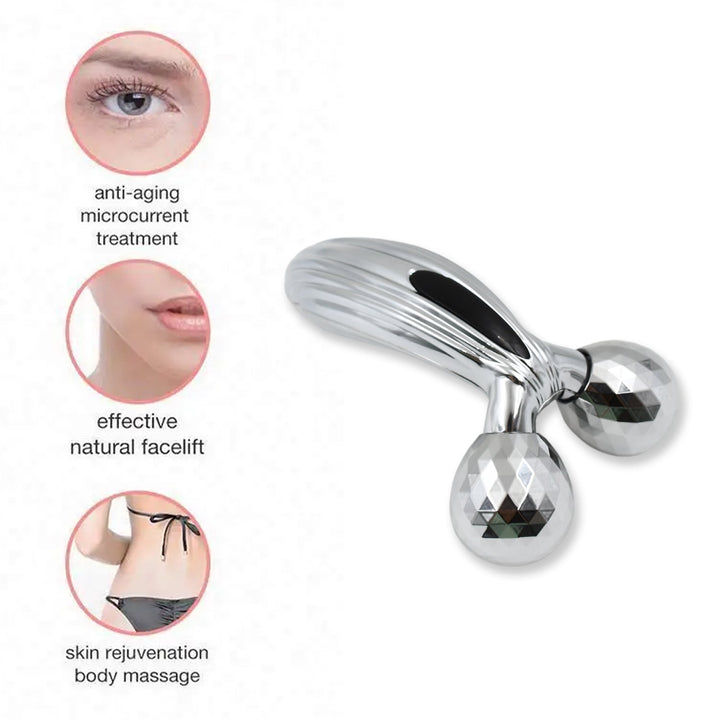 3D Manual Face Roller Massager (1 Pc) - TezCart