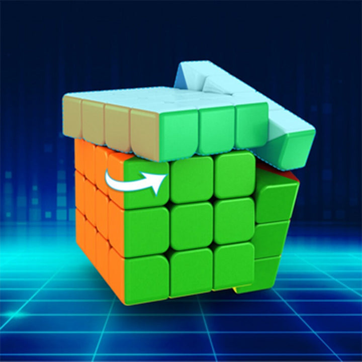 Small Puzzles Cubes 4×4×4 High Speed Sticker Less Magic Cube Game, Kids and Professionals Magic Cube Puzzle Toy, Pack of 1, 8+ Years Your Brand