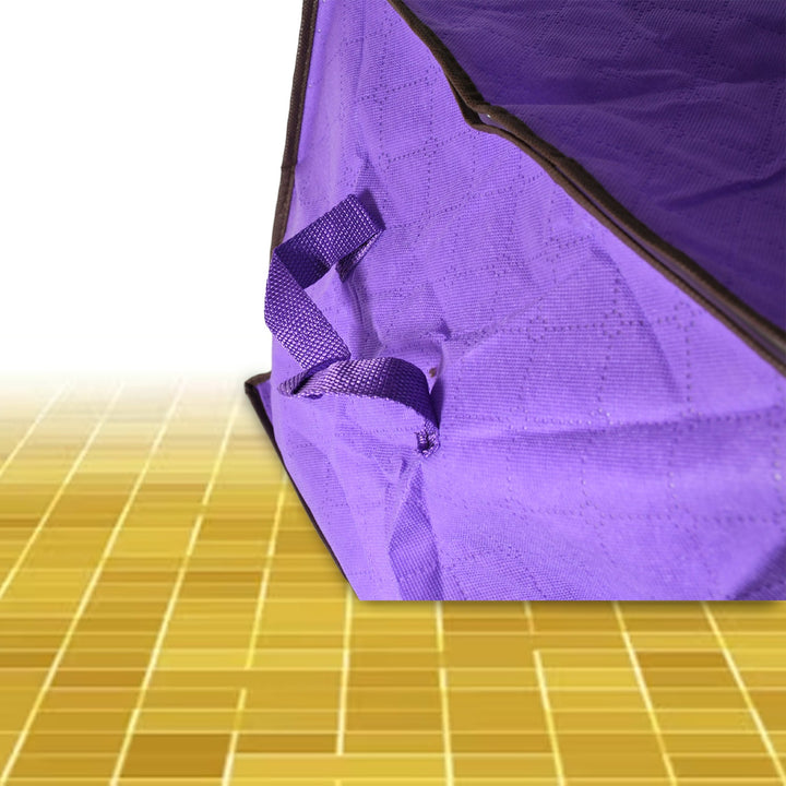 Clothing storage bag with zipper, non-woven storage bag for storing the clothes and sarees. - TezCart