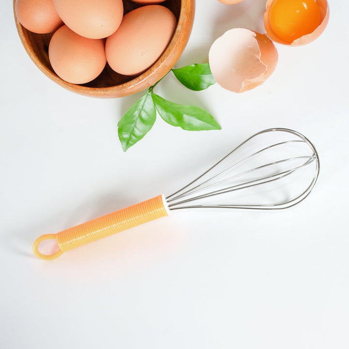 Manual Whisk Mixer Stainless Steel Whisk, Cream Whisk, Flour Mixer, Rotary Egg Mixer, Kitchen Baking Tool (16 Cm) Your Brand