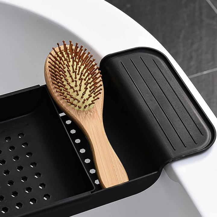 Retractable Bath Caddy, Retractable Bathtub (78 Cm Long Adjust / 1 Pc / With Brown Box) - TezCart