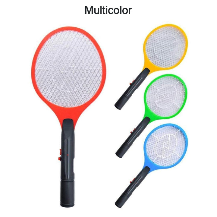 Mosquito Killer Racket Rechargeable Handheld Electric Fly Swatter Mosquito Killer Racket Bat, Electric Insect Killer (Quality Assured) (with cable) - TezCart