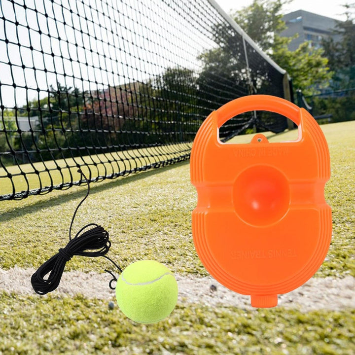 Tennis Trainer Rebound Ball with String, Convenient Tennis Training Gear, Tennis Practice Device Base for Kids Adults Your Brand