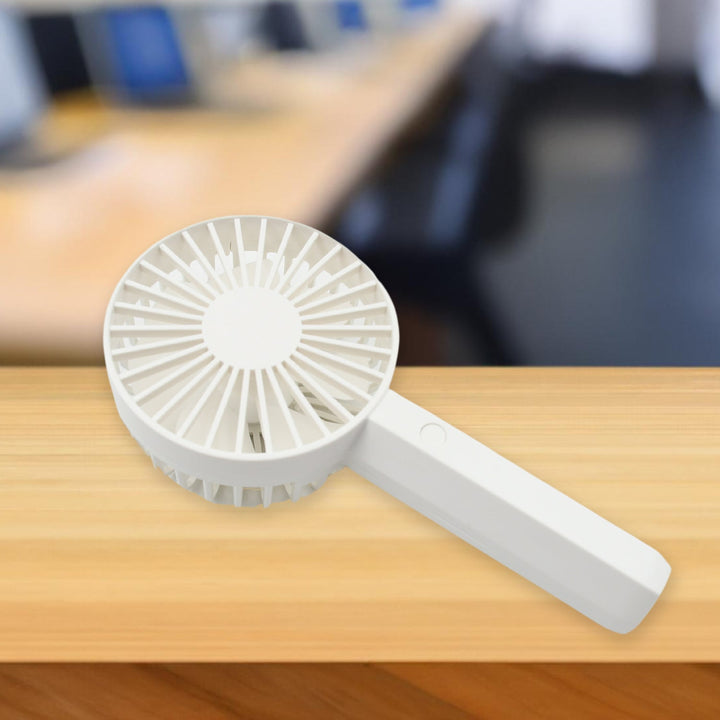 Mini Handheld Fan Portable Rechargeable Mini Fan Easy to Carry, for Home, Office, Travel and Outdoor Use (Battery Not Included) Your Brand