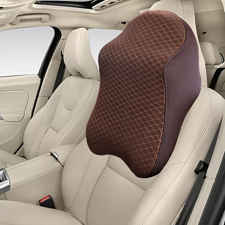Car Neck Pillow Car Neck Headrest Pillow Memory Foam Car Accessories Cushion Car Seat Head Support Neck Protector Car Seat Neck Pillow, for Driving (1 Pc / Mix Color) Your Brand