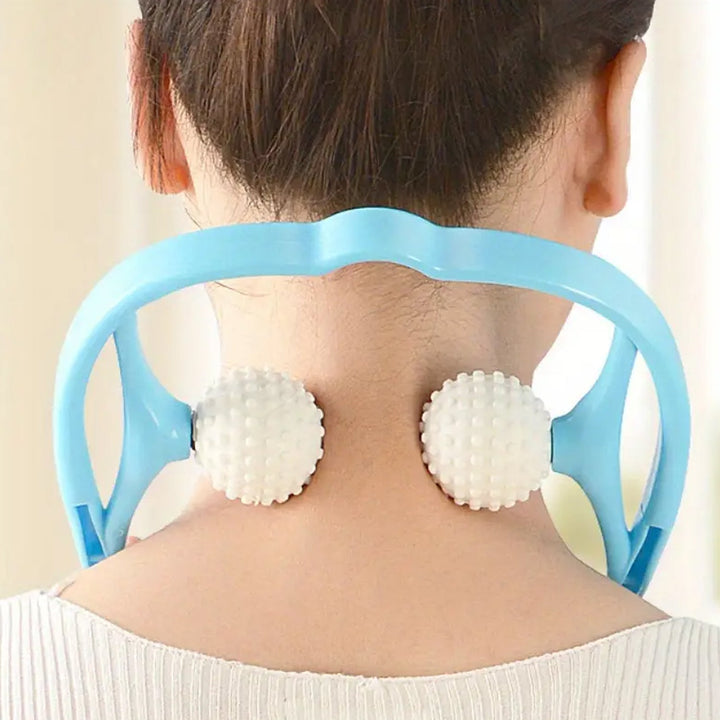 Neck Shoulder Massager, 13.5x7.08in Portable Relieving the Back for Men Relieving the Waist Women - TezCart