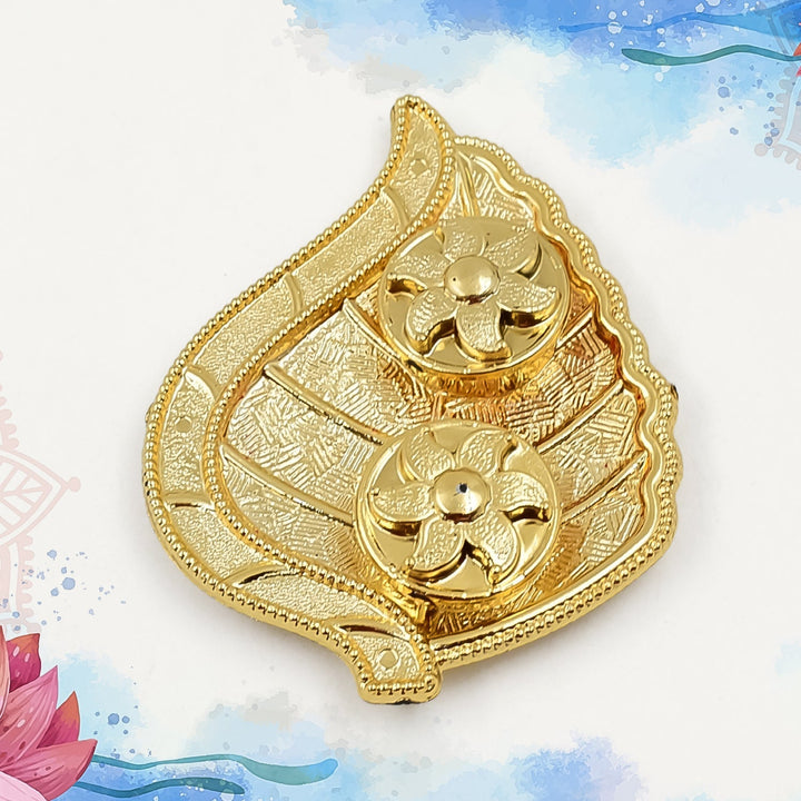 Leaf Shape Rakasha Bandhan Special Puja Thali (1 Pc) Your Brand