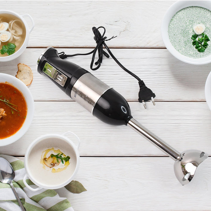 Stainless Steel Handheld Emulsion Blender With Four-blade Blade (1500W / 1 Pc) your brand