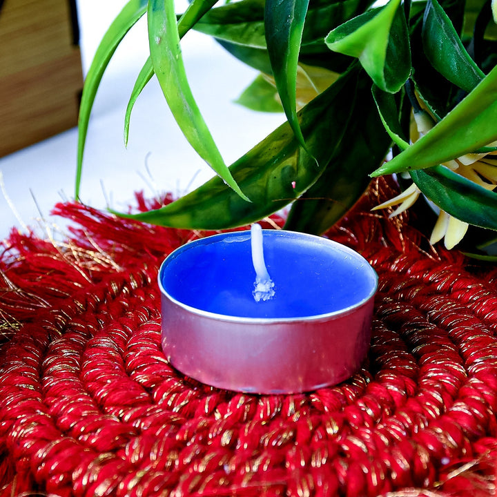 Tealight Diwali Candles for Home Decoration Smokeless Candles for Decorations Long Burning for Mood Dinners Parities Home Decoration Wedding Candle (1 Pc / Mix Color) Your Brand