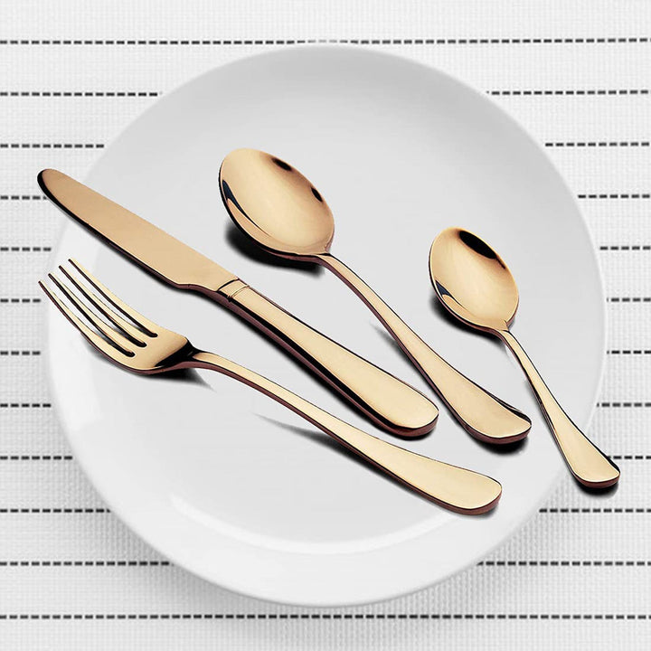 Kitchen Tableware / Flatware Sets Kitchen Forks Spoons with Gift Box (24 Pcs Set) - TezCart