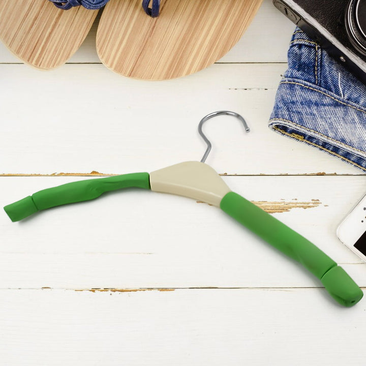 Solid Sponge Hanger Non-Slip Hanger Home No Trace Clothes Hanging Pants Clip Clothing Store Hangers, Clothes Hanger for Closet Wedding Dress Women, Men, Children Clothing (1 Pc ) Your Brand