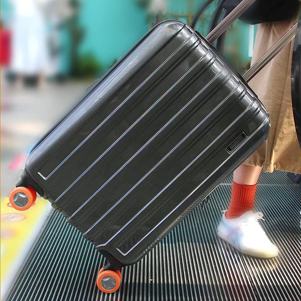 Luggage Wheel Covers, 4 Pcs Luggage Wheel Covers For Suitcase, Reduce Noise For Travel Luggage Suitcase, Silicone Suitcase Wheels Cover, For Protect Suitcase Wheels (4 Pc Set) Your Brand